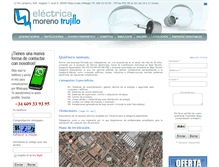 Tablet Screenshot of electricatrujillo.com